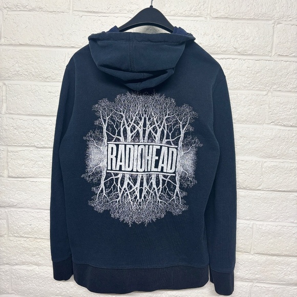 Radiohead King of Limbs RARE Zip hoodie. WASTE MEDIUM - Picture 1 of 4
